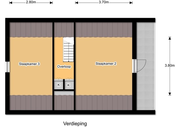Floorplan - Boslaan 1-91, 7783 DD Gramsbergen
